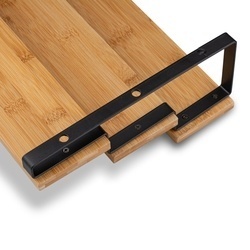 Stojak na przyprawy 3-poziomowy Tadar Bambus 32 x 23,5 x 9,6 cm