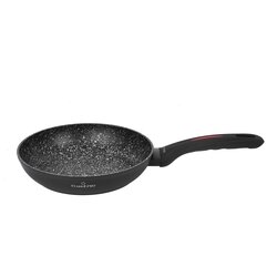 Zestaw 3 patelni granitowych Starke Pro Piccante 19,5 cm 23,5 cm i głęboka 27,5 cm