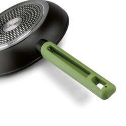 Zestaw 3 patelni na indukcję marmurowych Konighoffer Pedra Verde 20 cm 24 cm 28 cm i 5 miarek