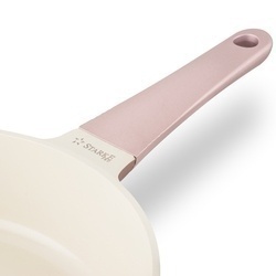 Zestaw garnków ceramicznych na indukcję Starke Pro Naturale Rose Gold 10 elementów