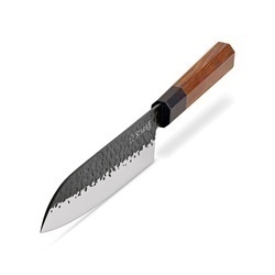 Zestaw garnków na indukcję Starke Pro Texture Grey 10 elementów i 3 noże Toshiro